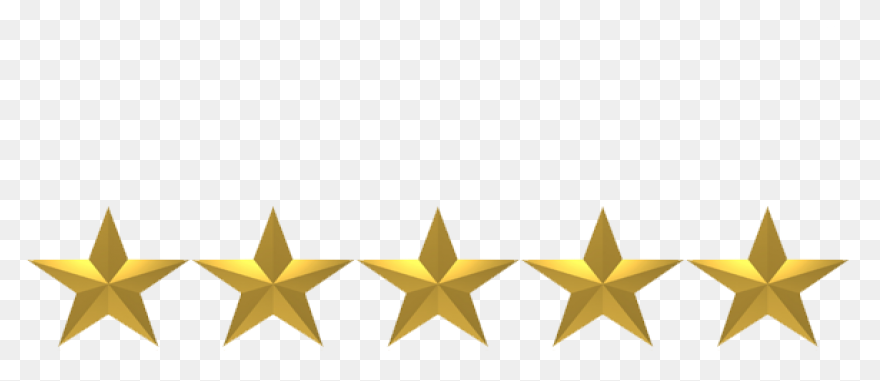 Five-Pointed Star Icon - Yellow Fiv