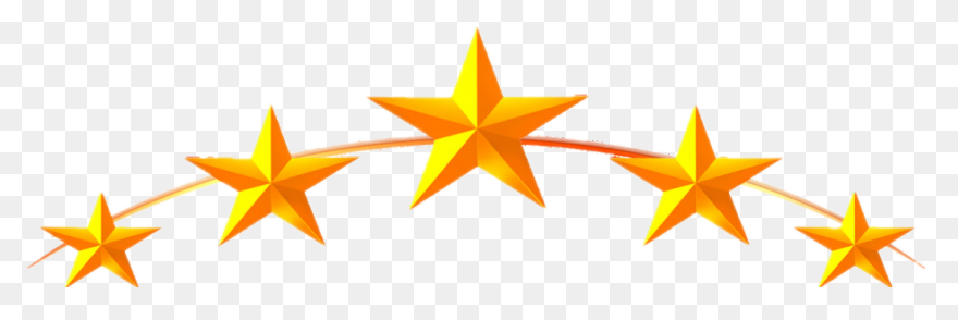 Five Pointed Star Icon Yellow - Five Stars