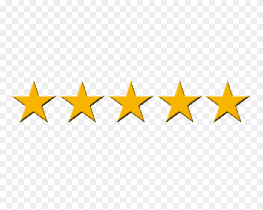 Five-Pointed Star Icon - Yellow Fiv