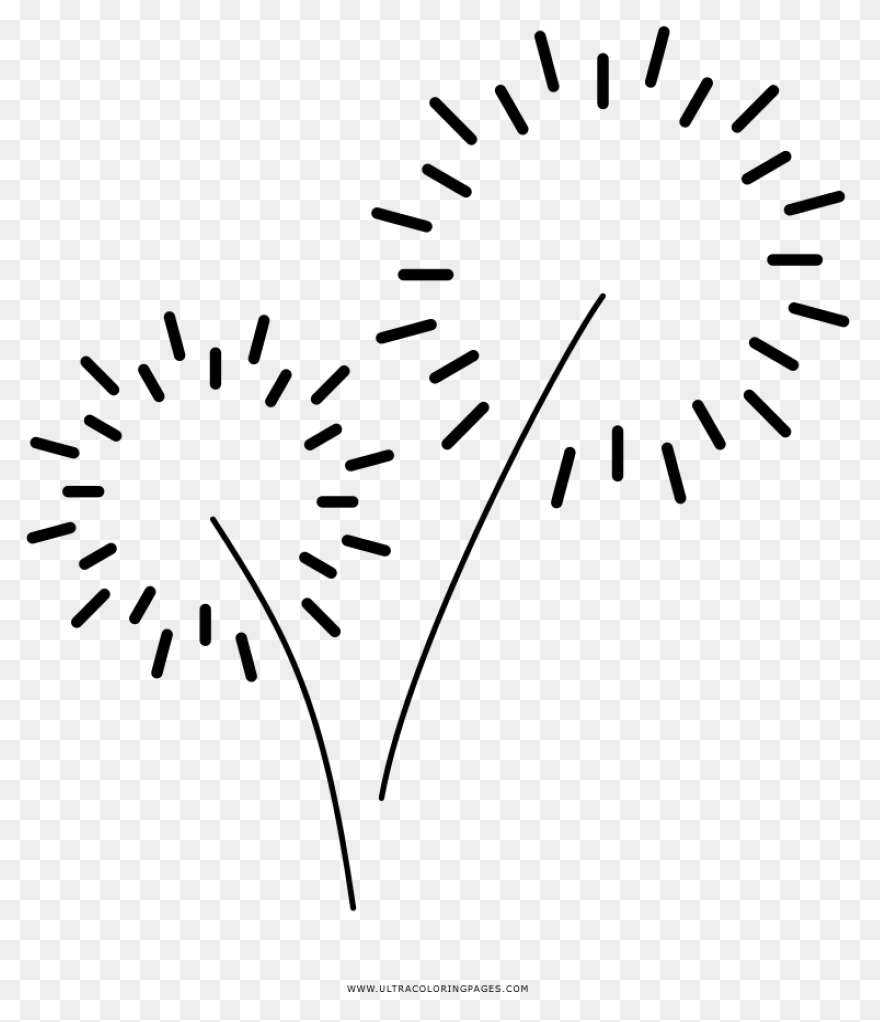Free Fireworks Cliparts Black, Down
