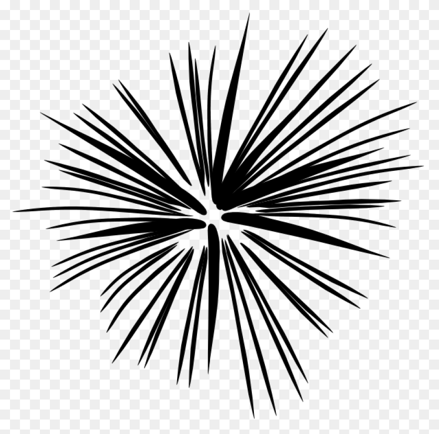 Free Fireworks Cliparts Black, Down
