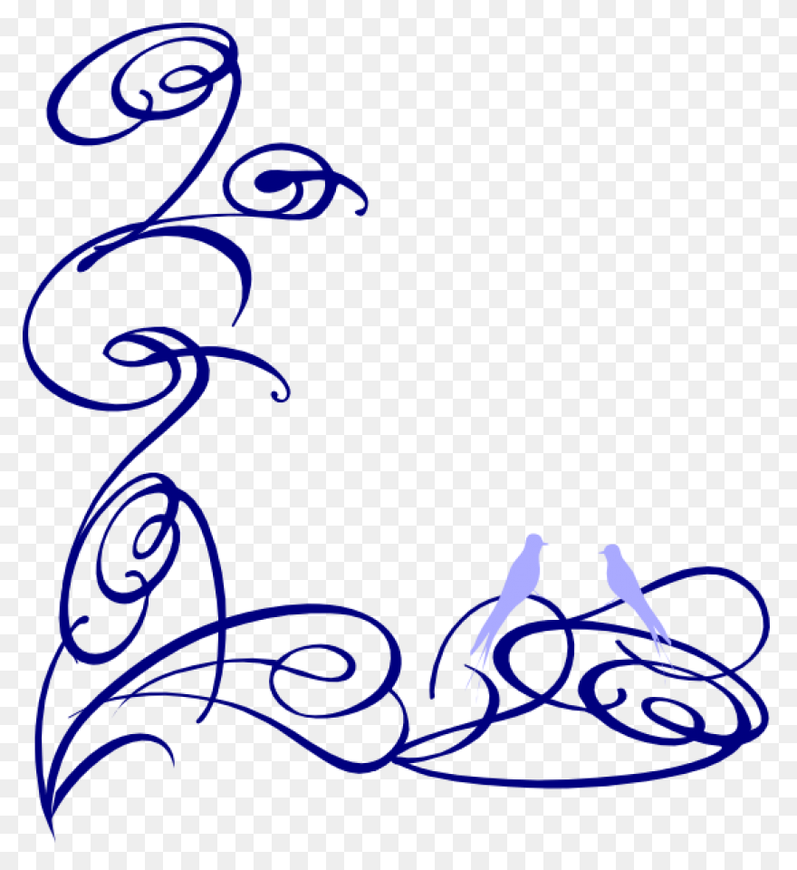 Border Vector Filigree - Wedding Fr