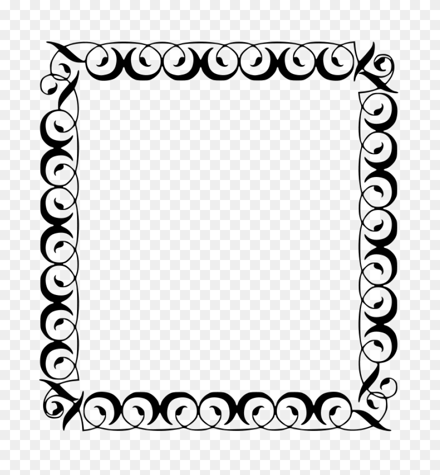 Border Vector Filigree - Wedding Fr