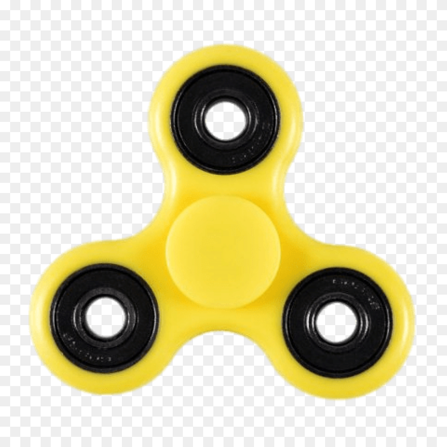 Yellow Fidget Spinner Png Stickpng - Fidget Spinner
