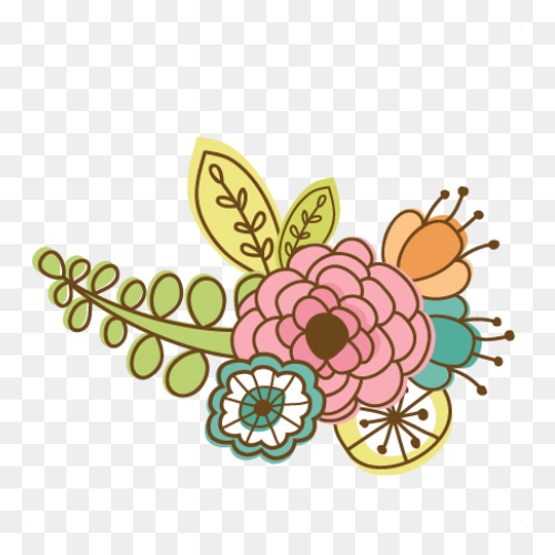 Floral Pattern Background Clipart Flower - Floral Pattern