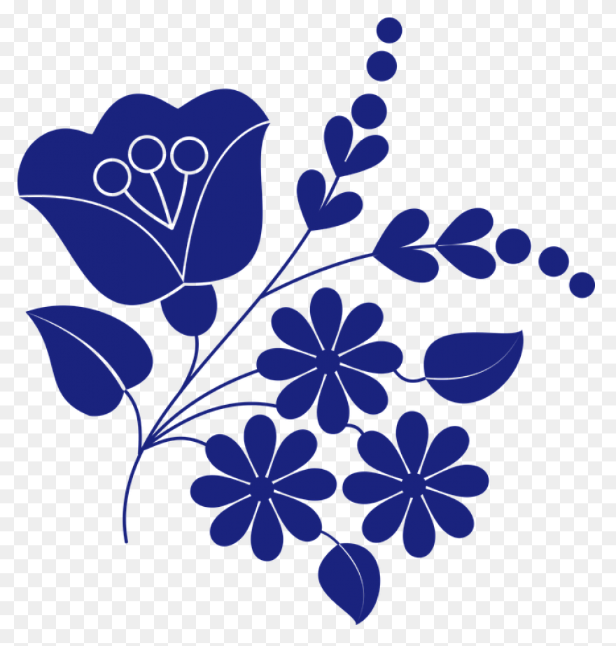 Floral Sample Motif Free Vector - Floral Pattern