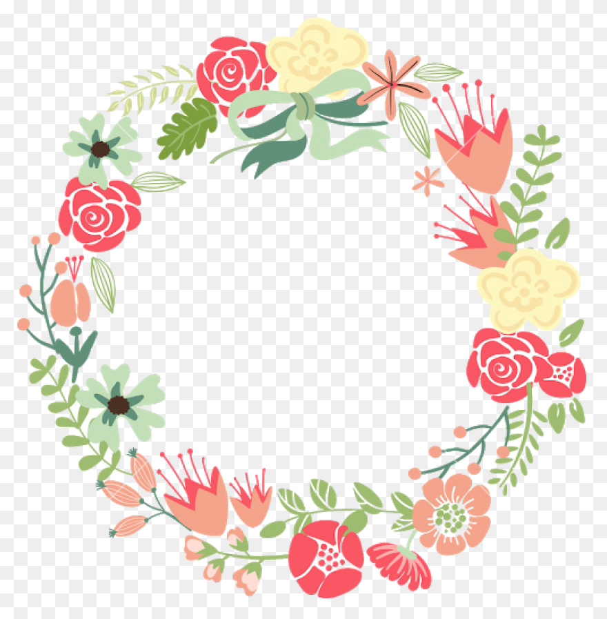 Free Digital Vintage Flower Frame A