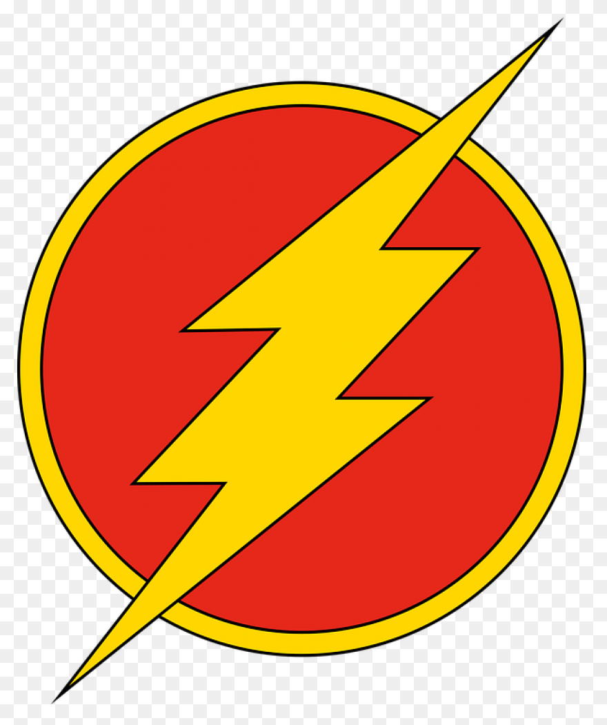 Superhero Flash Sticker - Superhero