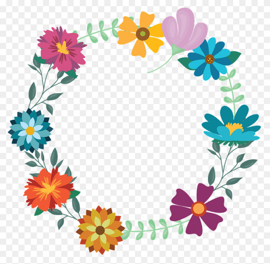 Flower Clipart Flower Circle Clipar