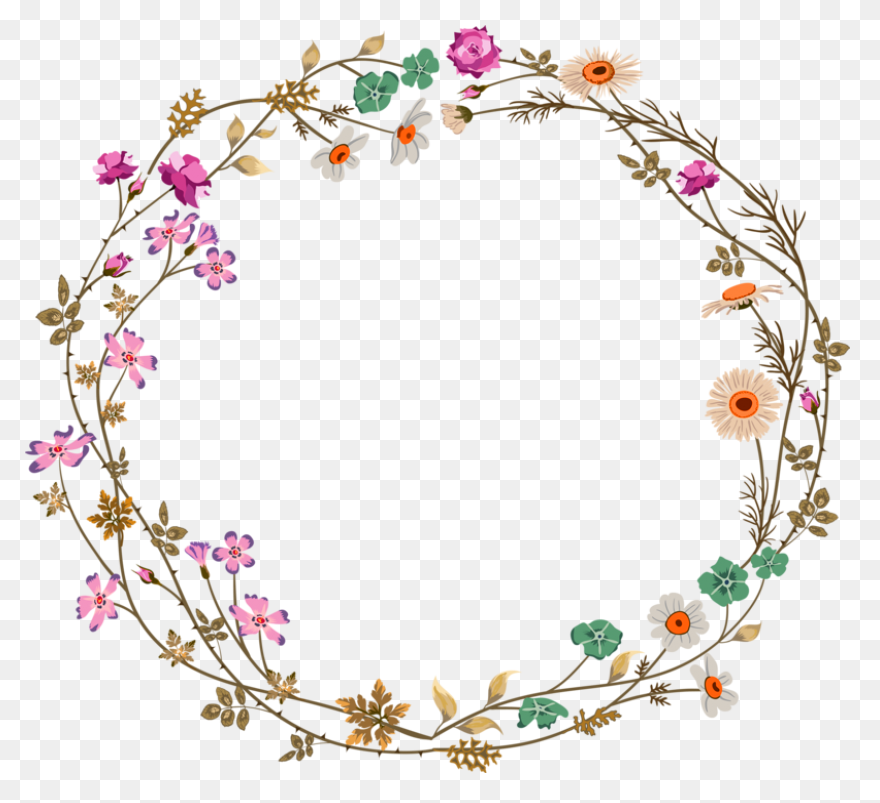 Flower Clipart Flower Circle Clipar