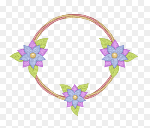 Flower Clipart Flower Circle Clipar