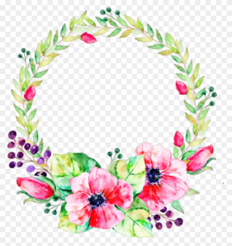 Flower Clipart Flower Circle Clipar