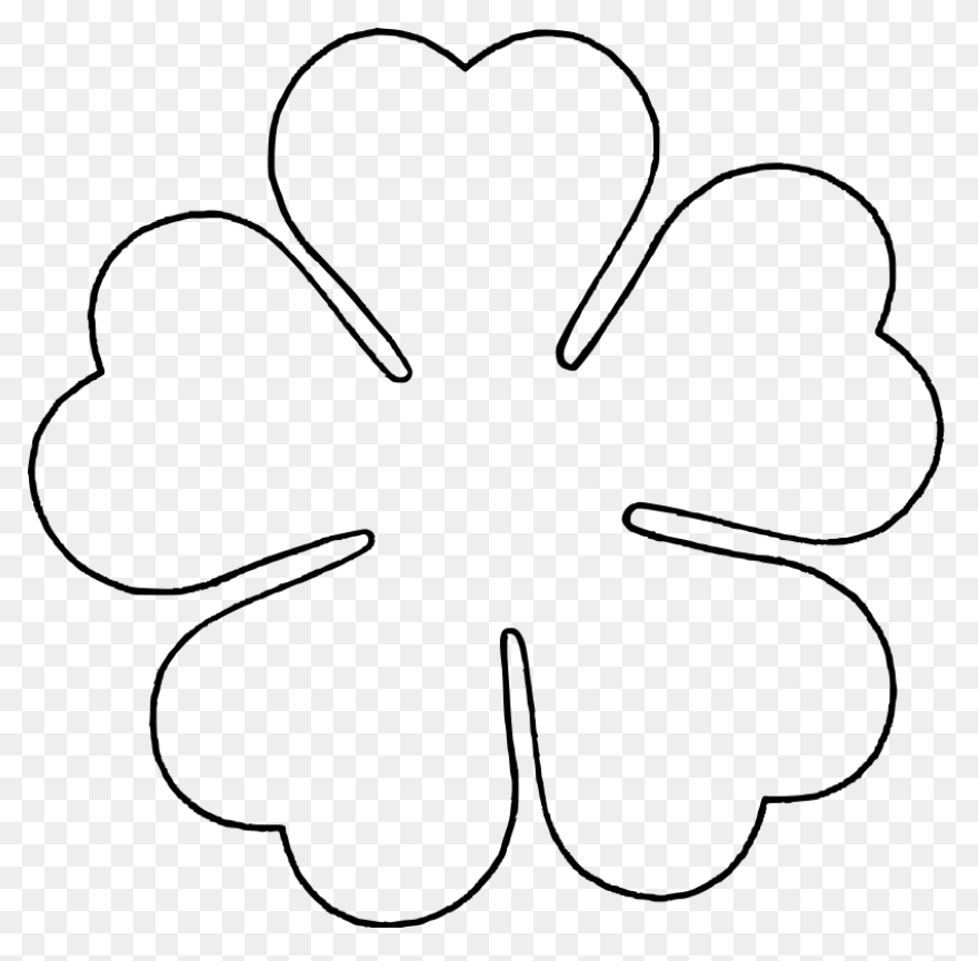 Clipart Flower Love Five Petal - Flower Petals