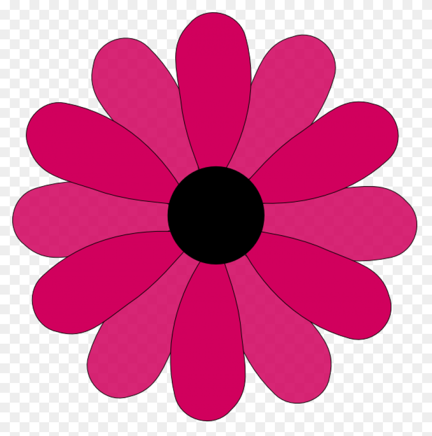 Clipart - Flower Love Five Petal Te