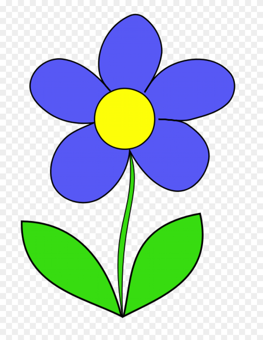 Clipart - Flower Love Five Petal Te