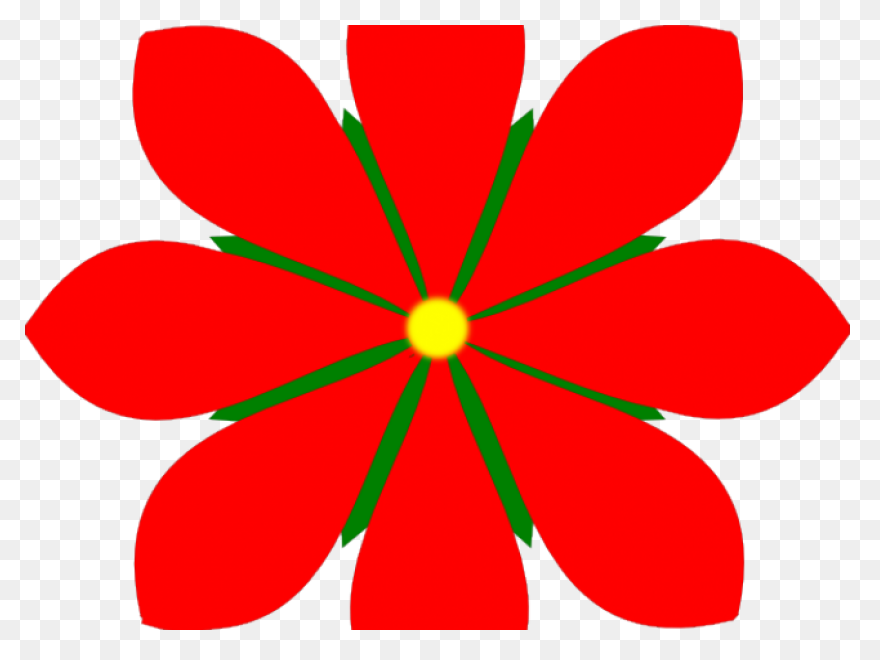 Clipart - Flower Love Five Petal Te