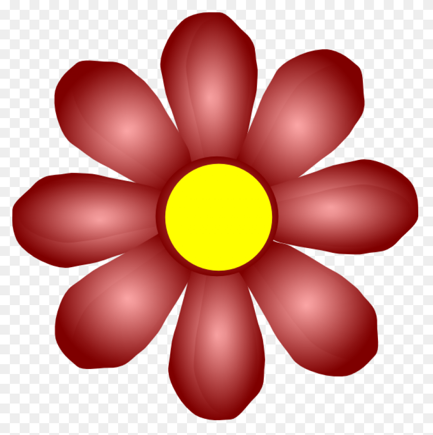 Clipart - Flower Love Five Petal Te