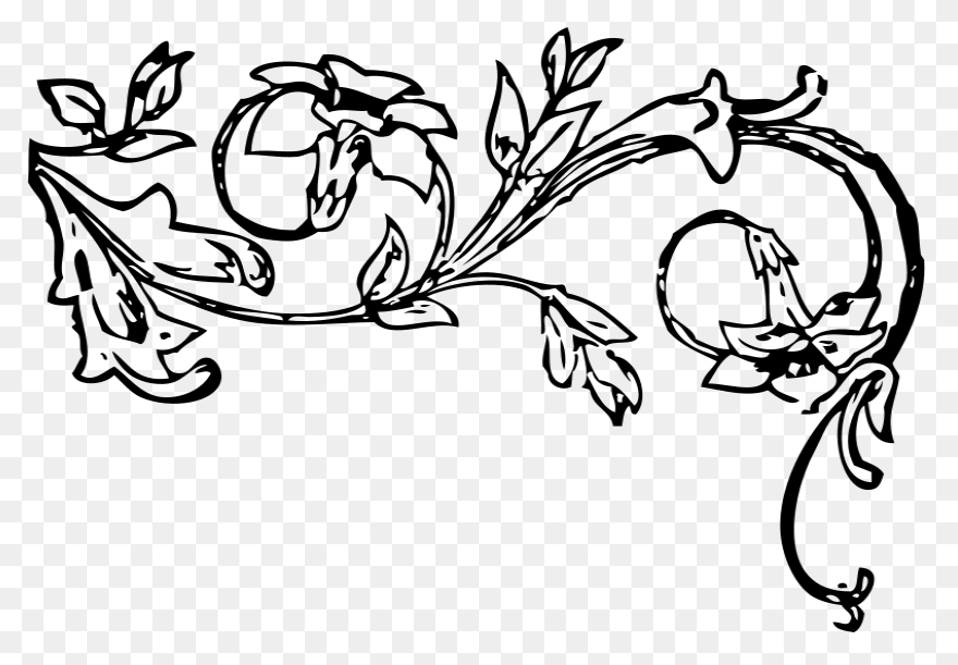 Decorations, Tribal, Design, Flower