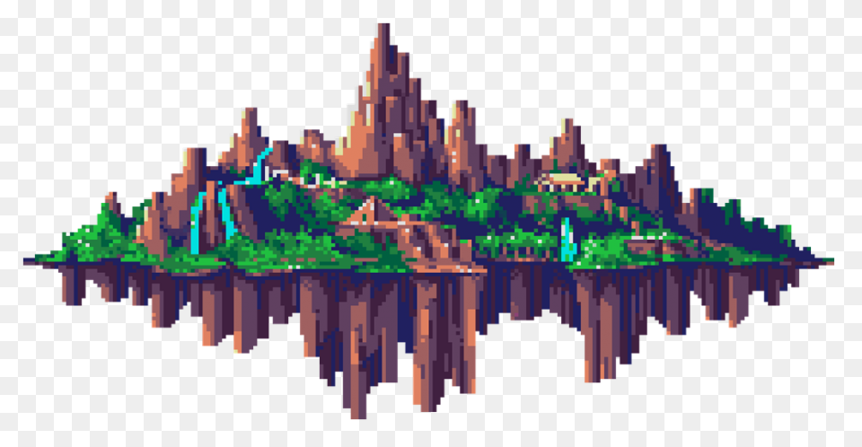 Floating Island Vector Image - 1632