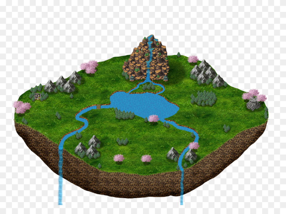 Floating Island Vector Image - 1632