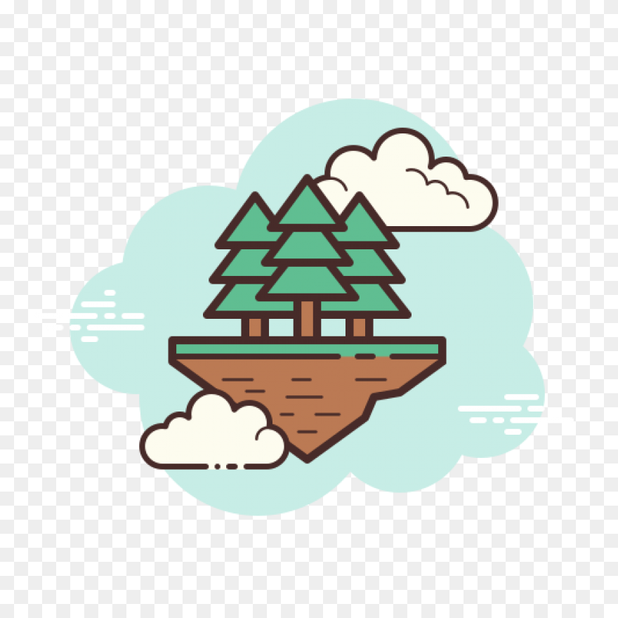 Floating Island Vector Image - 1632