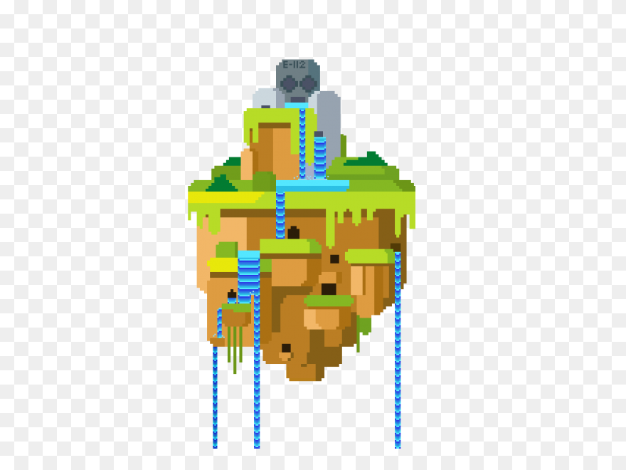 Floating Island Vector Image - 1632