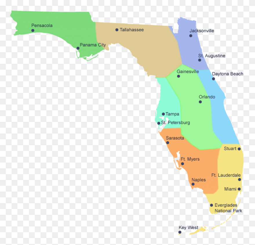 Florida Map Of Köppen Climate Clas
