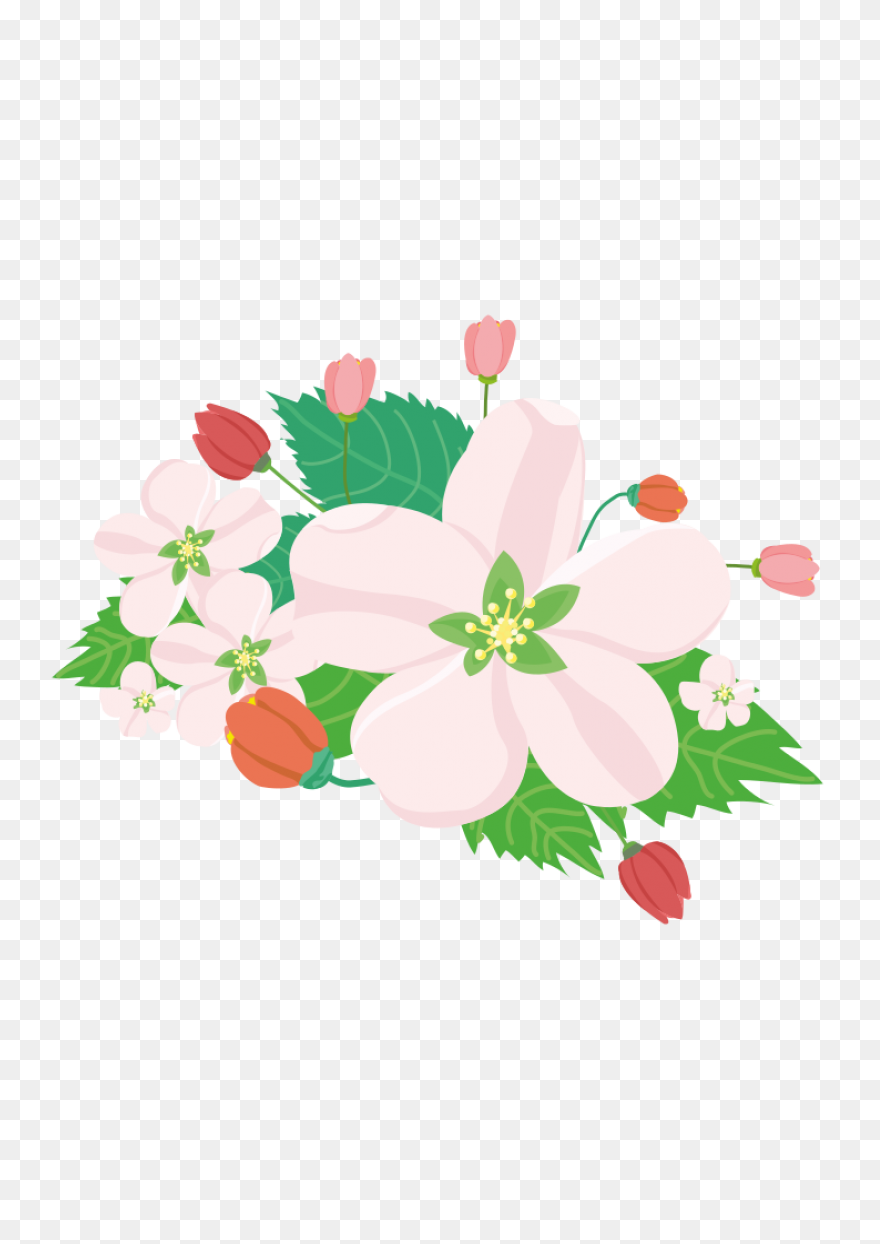 Vintage Flower Clipart Flower Paint