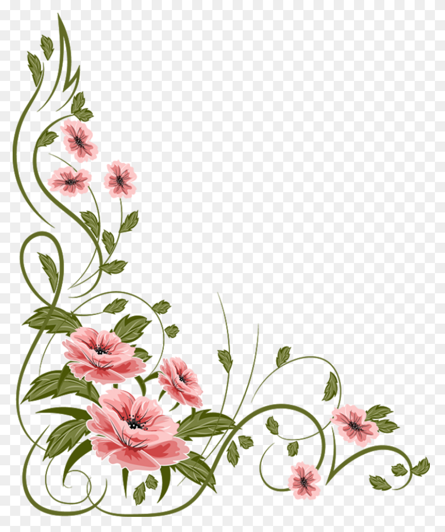 Marcos Flores Png - Vintage Flower 