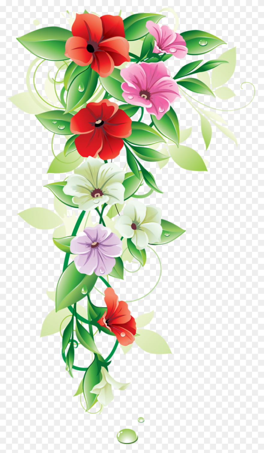 Marcos Flores Png - Vintage Flower 