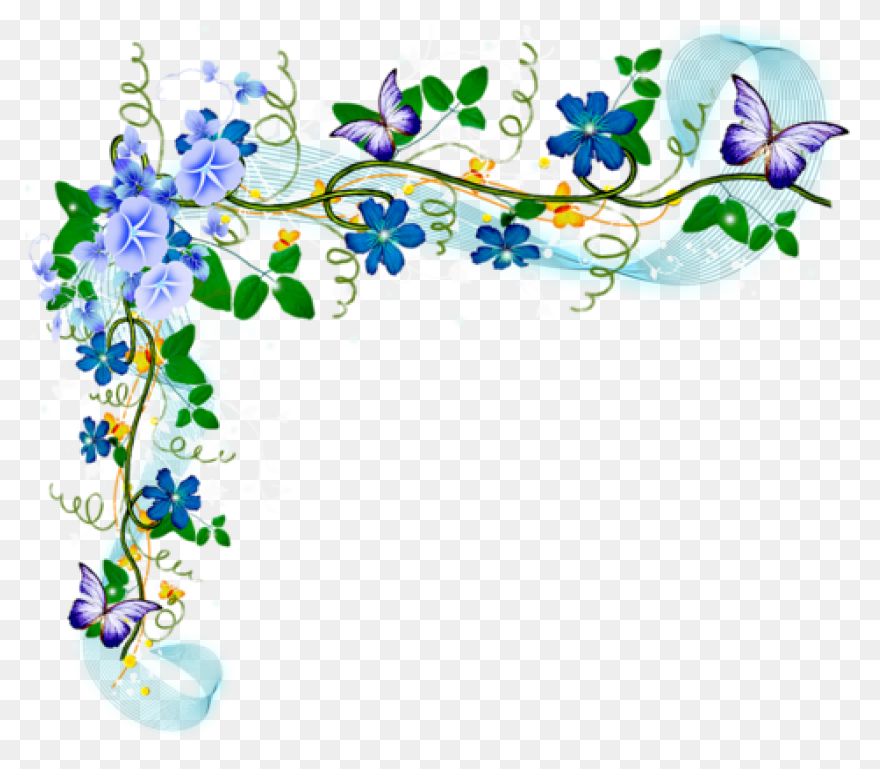 Free Page Border Flowers, Download 