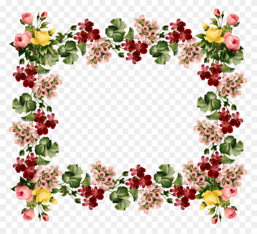 Free Page Border Flowers, Download 