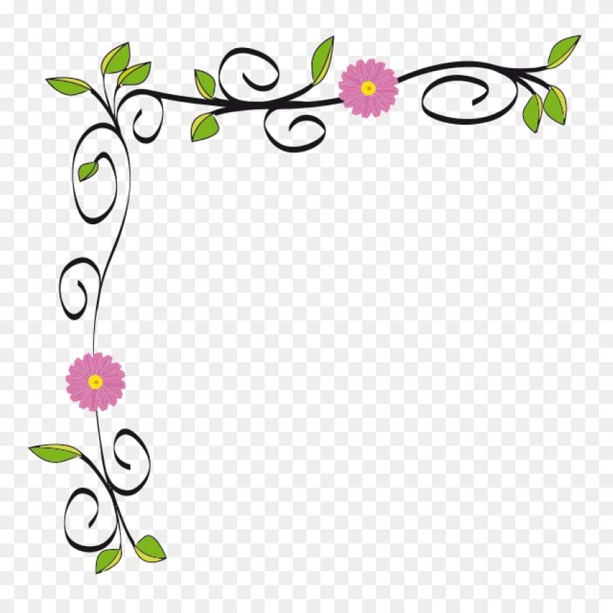 Free Page Border Flowers, Download 
