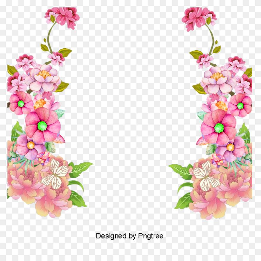 Free Page Border Flowers, Download 