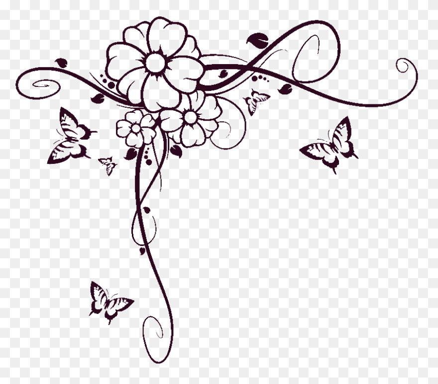 Free Border Cliparts Flower, Downlo