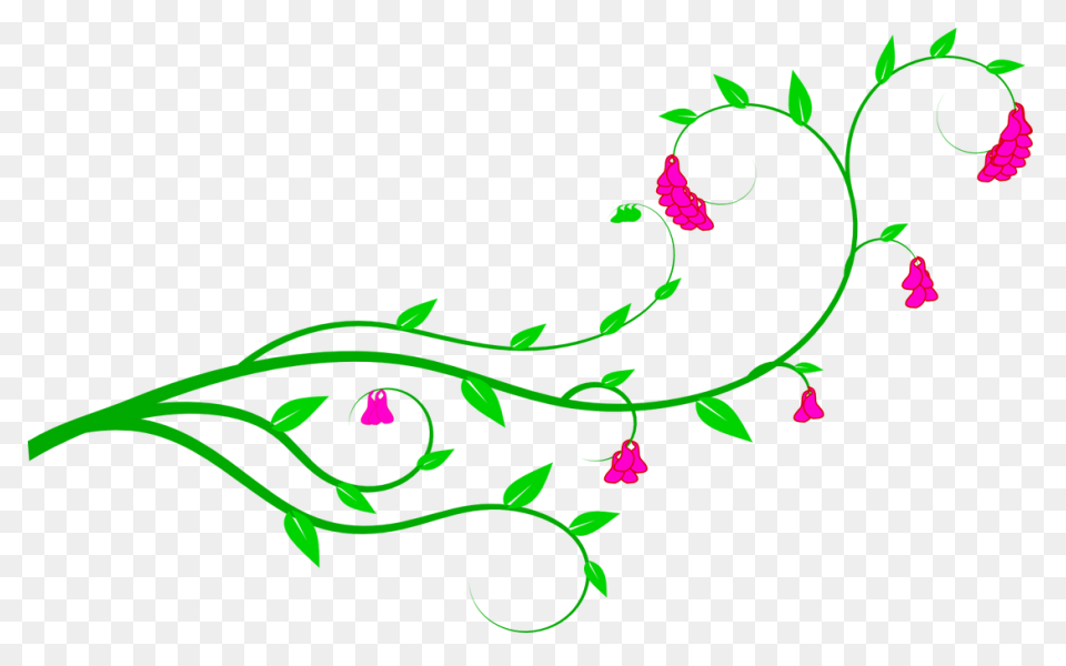 Free Flower Vine Png Download - Flower Vine