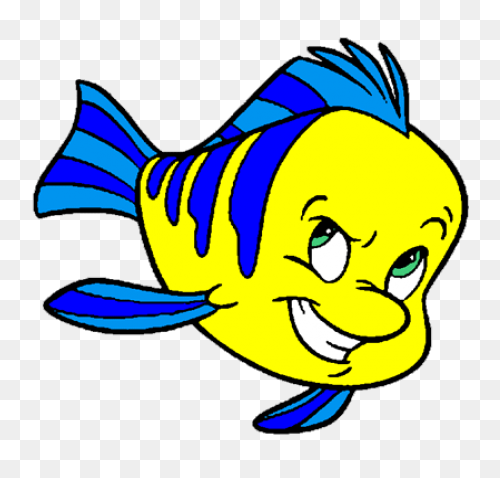Disney Flounder Clipart - ClipartFl