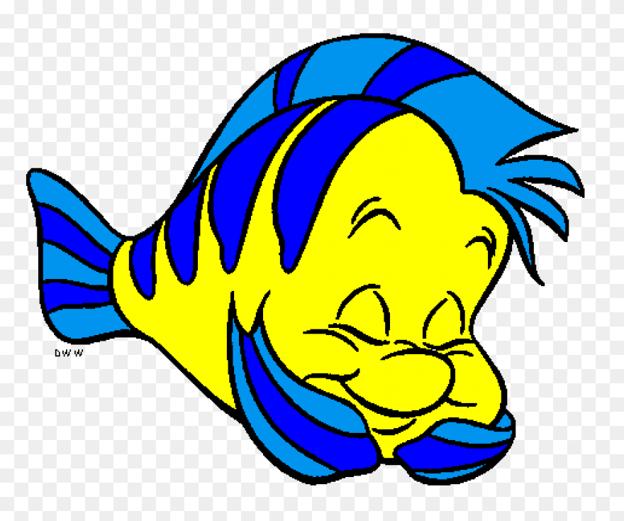 14+ Flounder View Disney Flounder Clipart PNG Clip Art Images