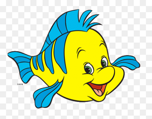 Disney Flounder Clipart - ClipartFl