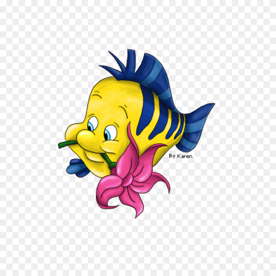 Disney Flounder Clipart - ClipartFl