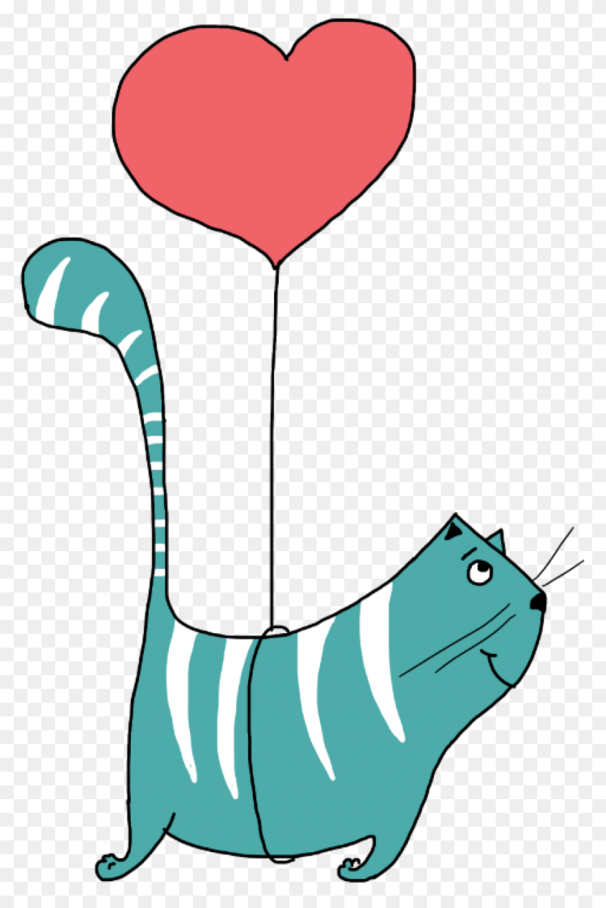 Cartoon Cat Flying On Jindujun By Y