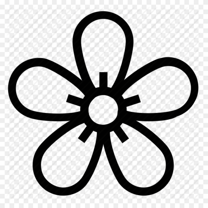 Lotus Flower Symbol Clip Art Image 