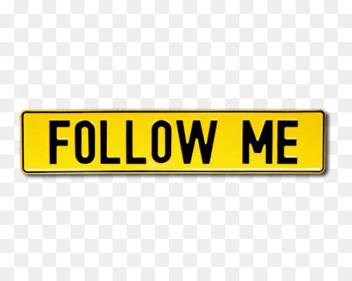 Follow Me Png Logo  - Follow