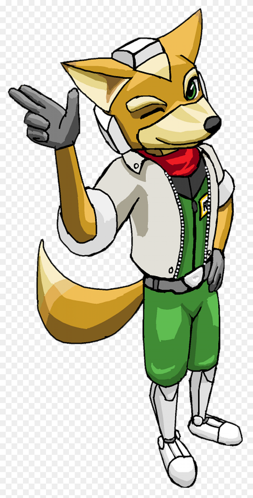 Starfox Fox Mccloud Cosplay Costume