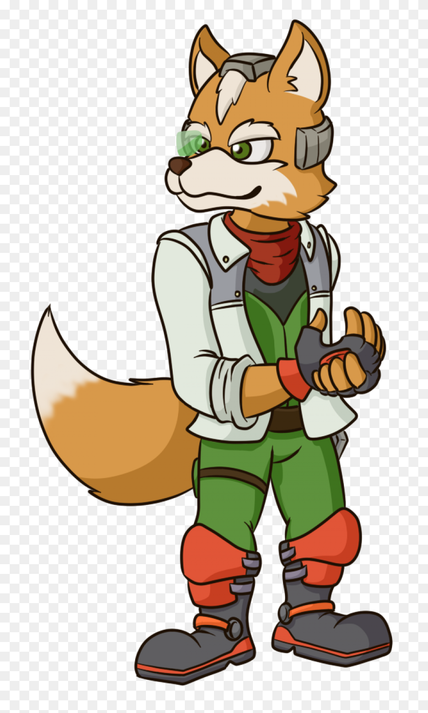 Starfox Fox Mccloud Cosplay Costume