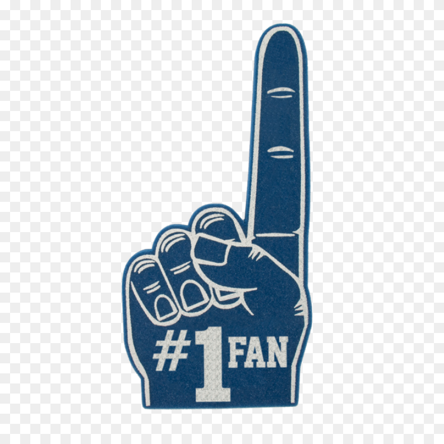 Fan Foam Finger Vector Image - Foam Finger