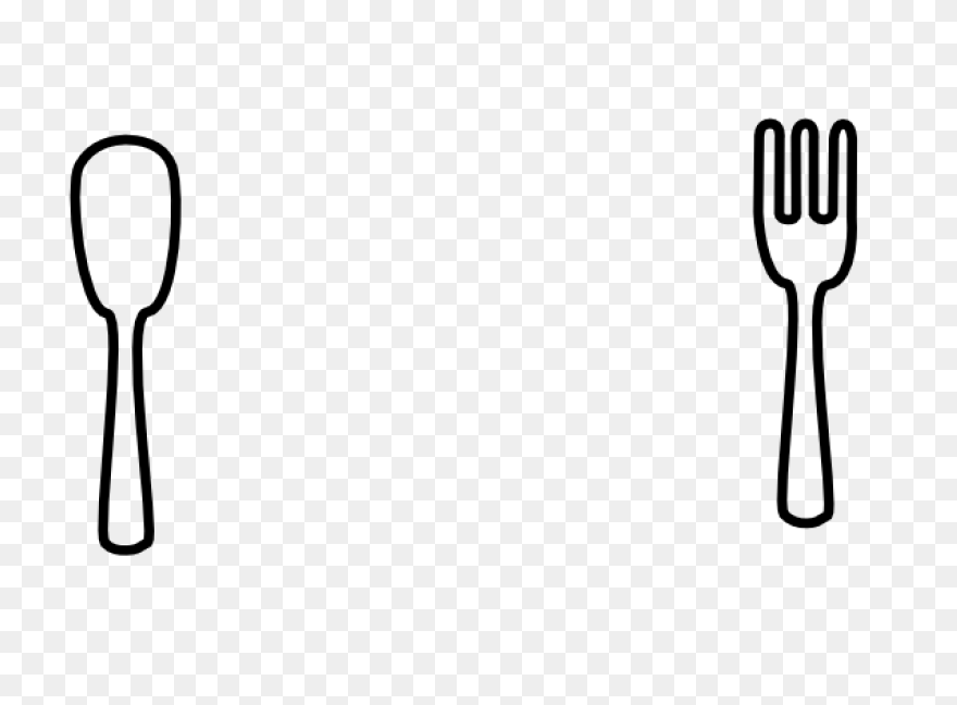 White Background Clipart - Spoon, F