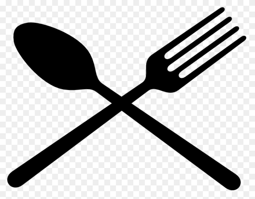 White Background Clipart - Spoon, F
