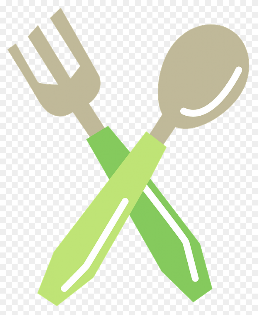 White Background Clipart - Spoon, F