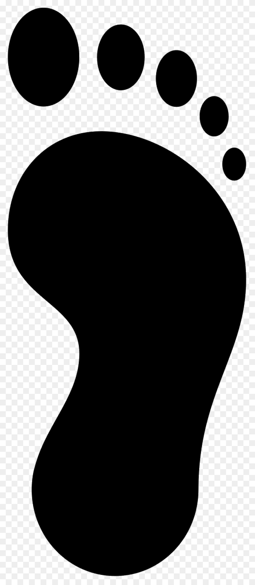 Footprint Clipart Transparent 1 - C